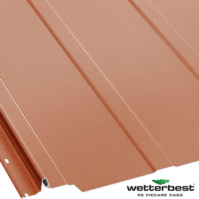 wetterbest-click-mat-ral8004 Tablă prefălțuită Wetterbest Click + dripstop - imagine 1